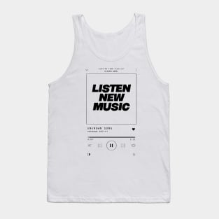 Unknown Artist: Listen New Music Tank Top